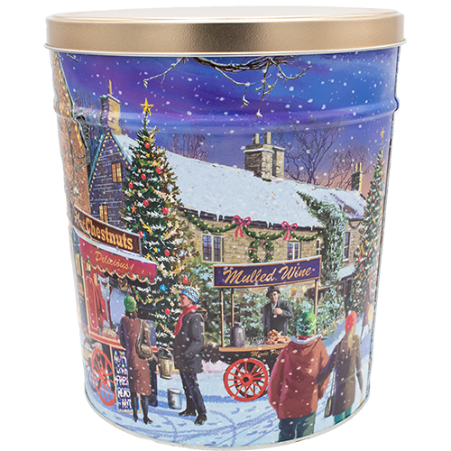 25t_hometown_holiday_1 Panhandle popcorn hometown holiday tin